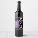 Search for creepy wine labels Skeleton