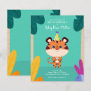 Search for tiger birthday invitations Safari