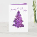 Search for purple christmas cards Modern