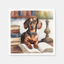 Search for dachshund napkins Watercolor