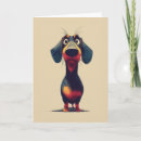 Search for whimsical dachshund cards Dog