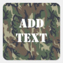 Search for military square stickers Green