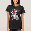 Search for skeleton womens tshirts Coffee