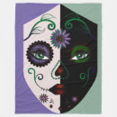 Search for skull face blankets For her