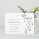 Search for purple watercolor invitations Flowers