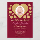 Search for red and gold birthday invitations For kids