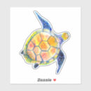 Search for whimsical turtle stickers Ocean
