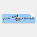 Search for shih tzu bumper stickers Funny