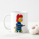 Search for firefighter coffee mugs Humor