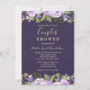 Search for greenery shower wedding invitations Purple