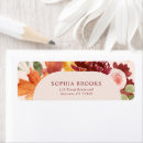 Search for spring flowers return address labels Boho chic