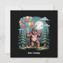 Search for bigfoot party invitations Forest