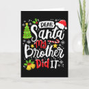 Search for brother christmas cards Elf