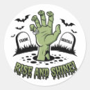 Search for zombie hand stickers Spooky
