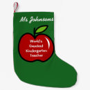 Search for teacher christmas stockings Kindergarten