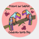 Search for habitats stickers Earth