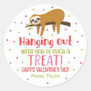 Search for valentine animal stickers Sloth