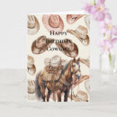 Search for cowgirl birthday cards Pink