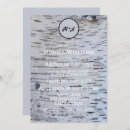 Search for birch trees wedding invitations Bark