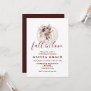 Search for burgundy bridal shower invitations Roses