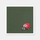 Search for ladybird napkins Bugs