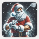 Search for falling snow stickers Santa