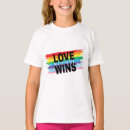Search for love always wins tshirts Pride