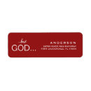 Search for christianity return address labels God