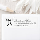 Search for bow wedding return address labels Elegant
