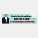 Search for politicians bumper stickers Obama