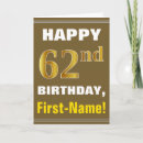 Search for 62 birthday cards 62 years old