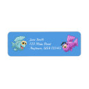 Search for cartoon fish return address labels Ocean