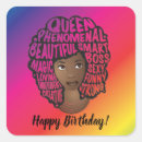 Search for african queen stickers Black woman