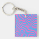 Search for optical illusions key rings Blue
