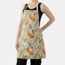 Search for chicken pattern aprons Rustic