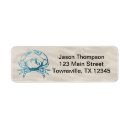 Search for crabbing return address labels Blue