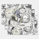 Search for clock wrapping paper White rabbit