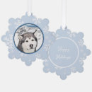 Search for alaskan malamute christmas tree decorations Puppy