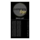 Search for price list posters Professional