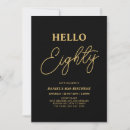 Search for eighty birthday invitations Chic