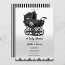 Search for vintage pram baby shower invitations Stroller