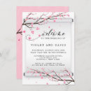 Search for japanese cherry blossom invitations Watercolor