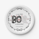 Search for halloween baby shower plates Black and white