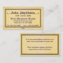 Search for old business cards Simple