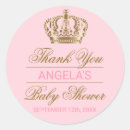 Search for royal princess baby shower stickers Gold