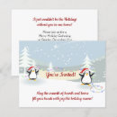 Search for penguin christmas invitations Festive