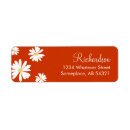 Search for red daisy return address labels Garden