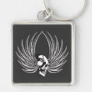 Search for winged skull key rings Wings