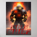 Search for fire and flames posters Fireman