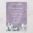 Search for purple geode wedding invitations Elegant